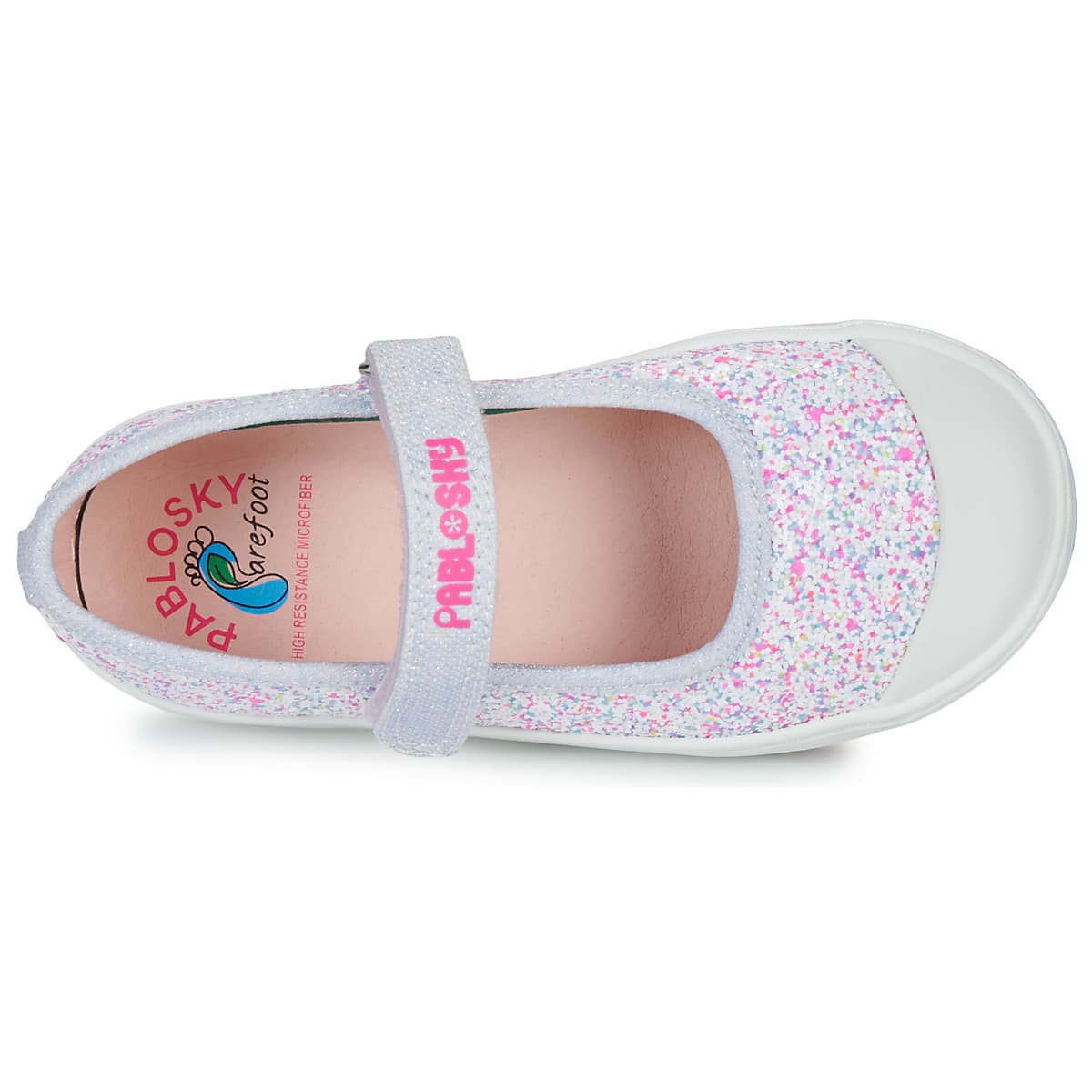 Women's Ballet Flats Pablosky Silver