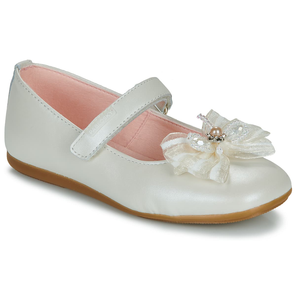 Women's Ballet Flats Pablosky White