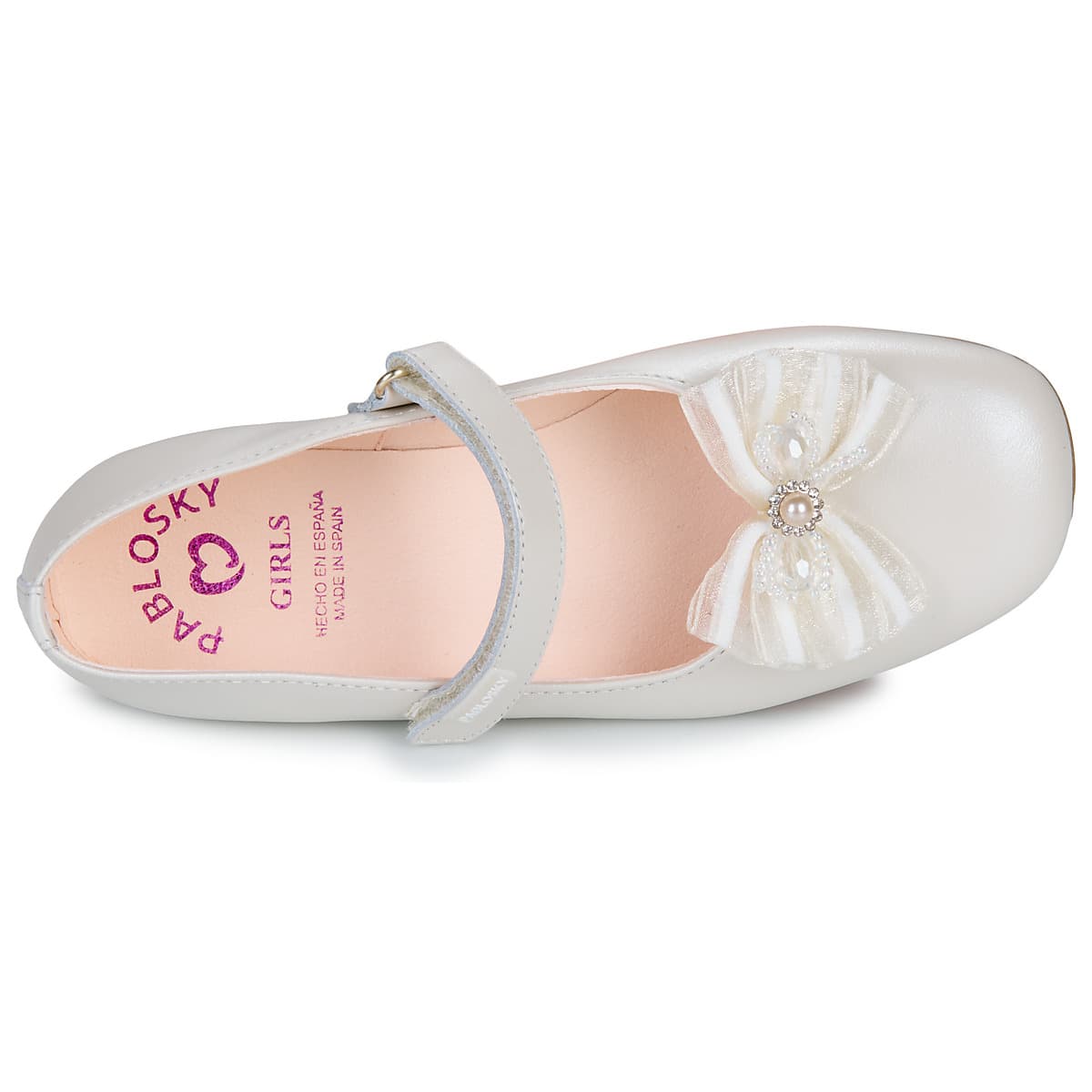 Women's Ballet Flats Pablosky White