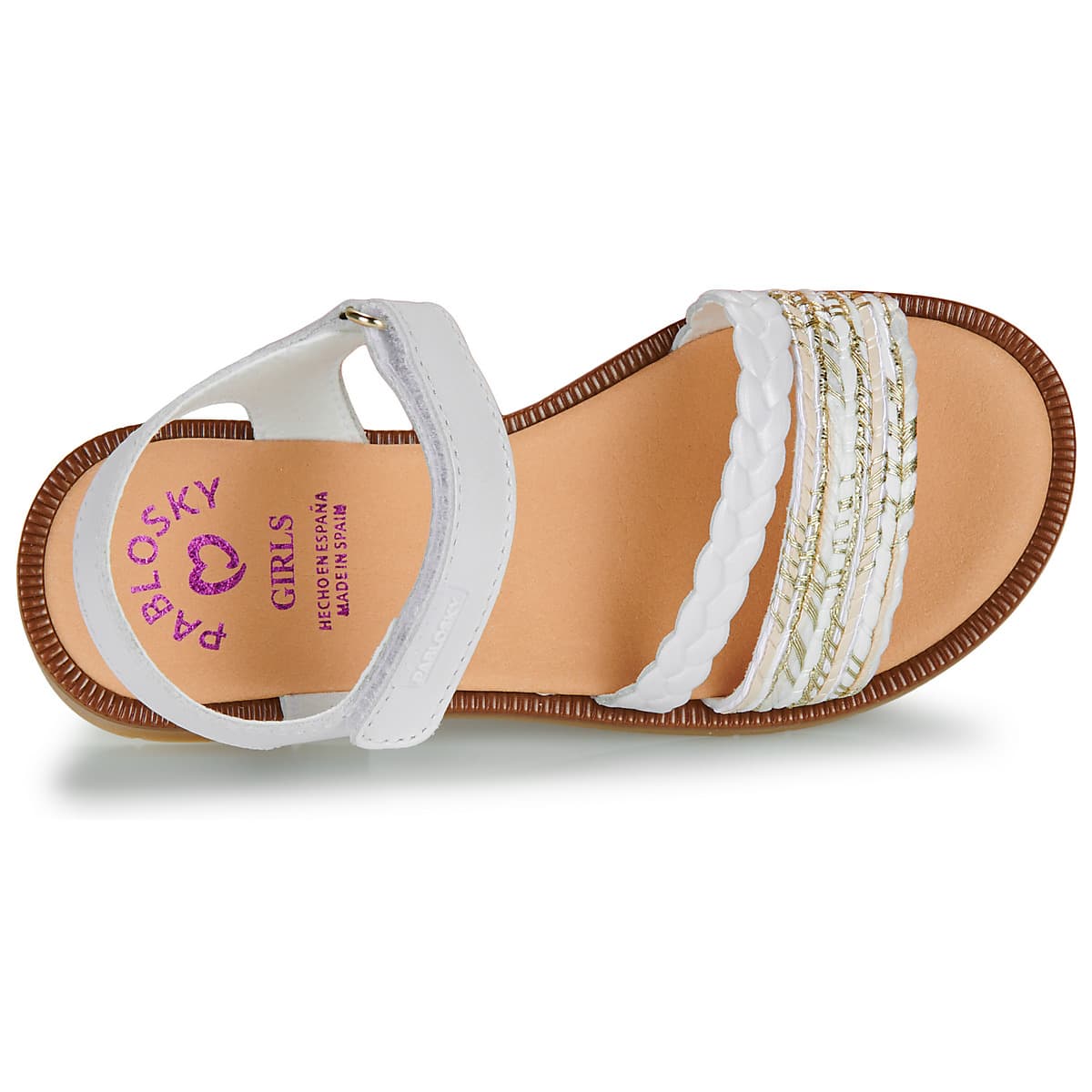 Girls' Sandals Pablosky White