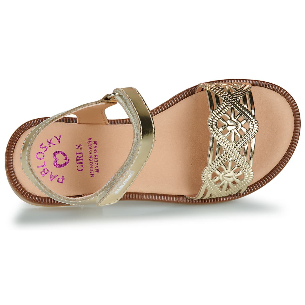 Girls' Sandals Pablosky Gold