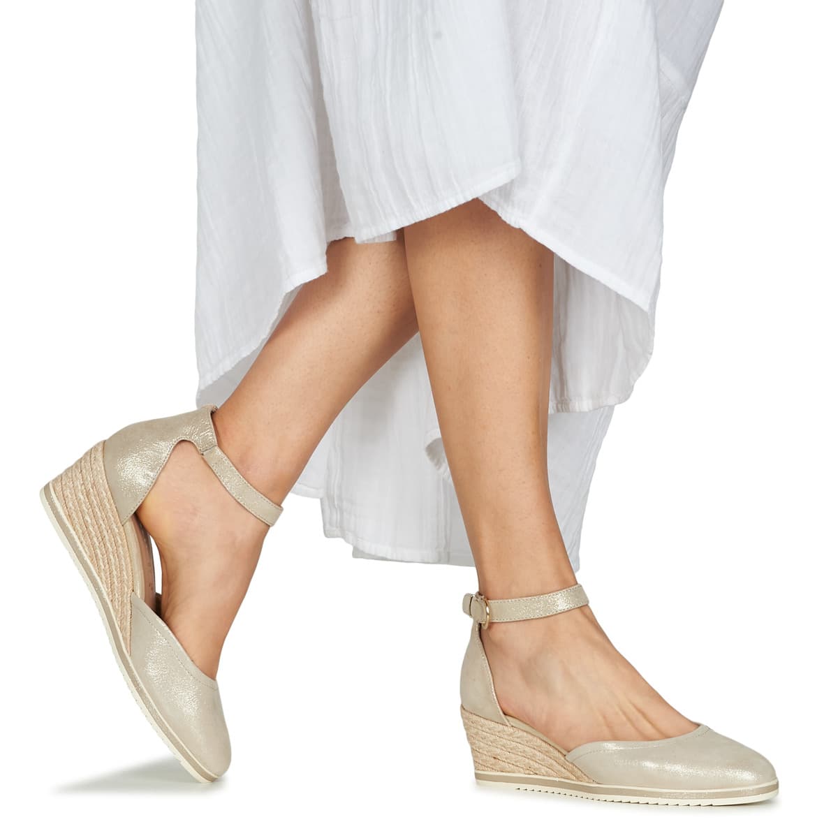 Women's Espadrilles Tamaris Gold