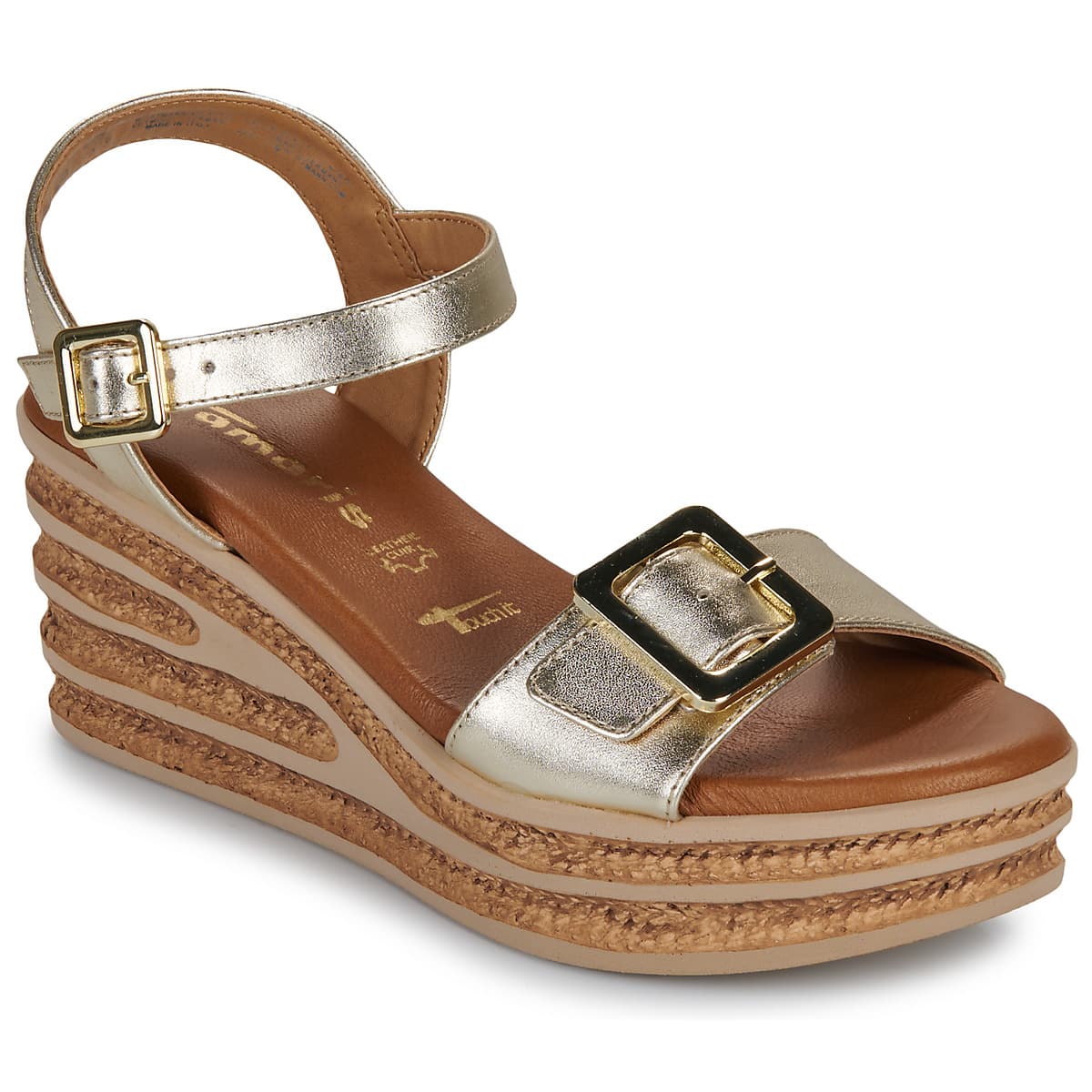 Women's Platforms Tamaris Gold