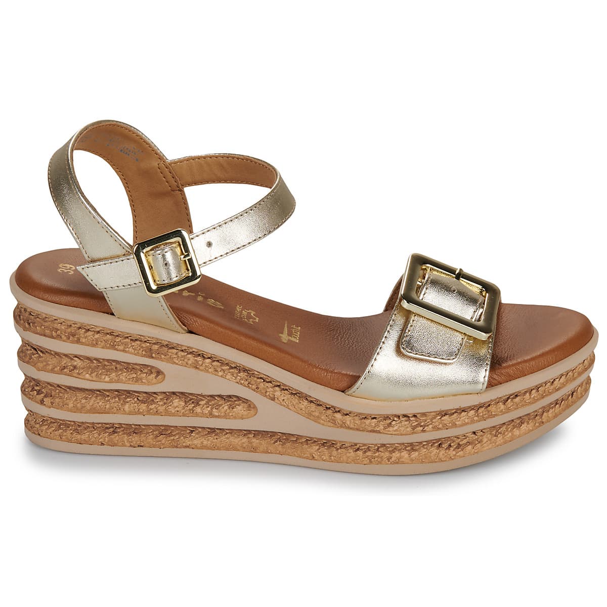 Women's Platforms Tamaris Gold