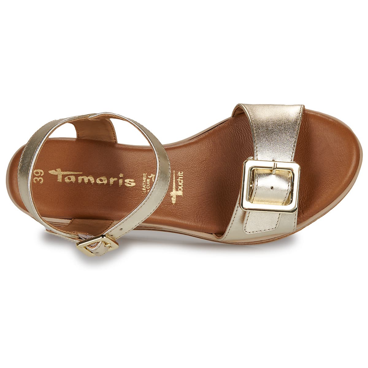 Women's Platforms Tamaris Gold