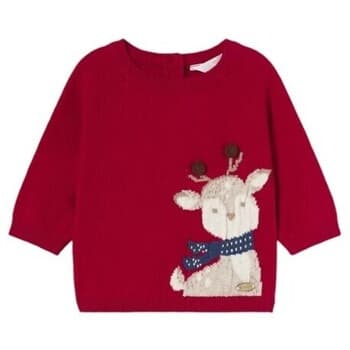 Μπλουζάκια με μακριά μανίκια Mayoral 2306 Jersey motivo jacquard recién nacido Rojo
