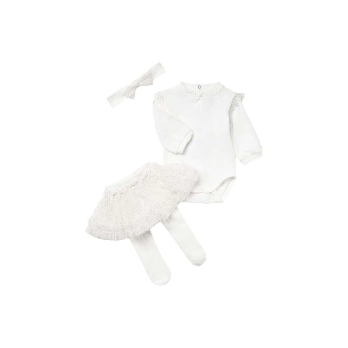 Σετ Mayoral 2814 CONJUNTO TRES PIEZAS RECIEN NACIDA Crudo