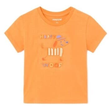 Πουκάμισο με μακριά μανίκια Mayoral 1030 Camiseta m/c embossed Naranja
