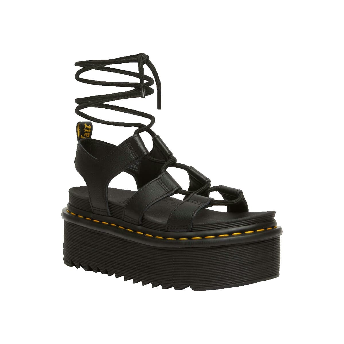 Women's Platforms Dr. Martens White