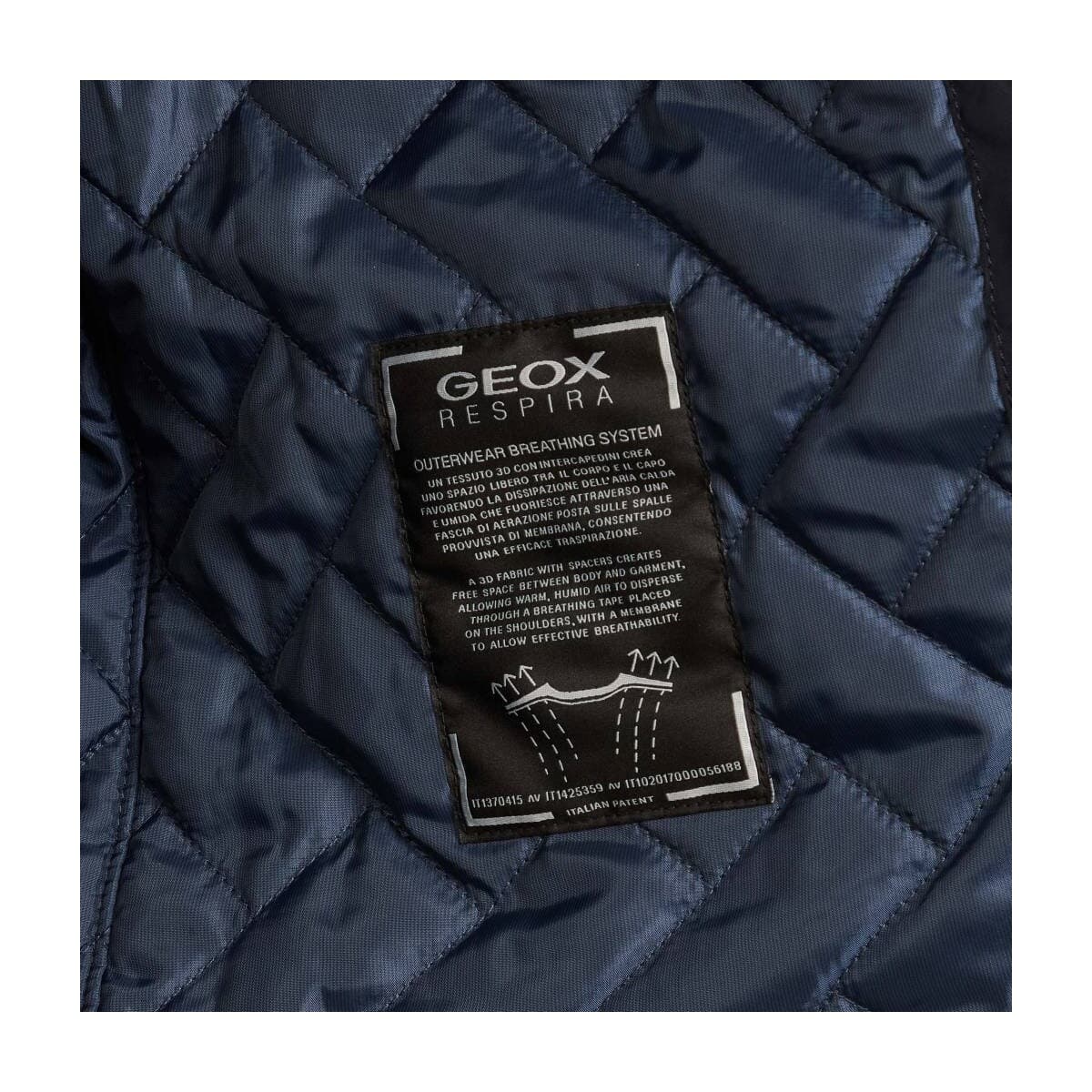 Men's Coats Geox Blue