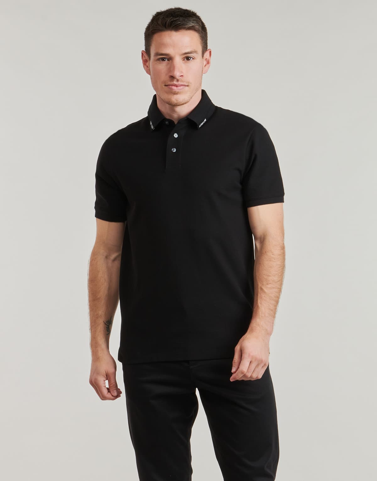 Men's Polo Shirts Emporio Armani Black