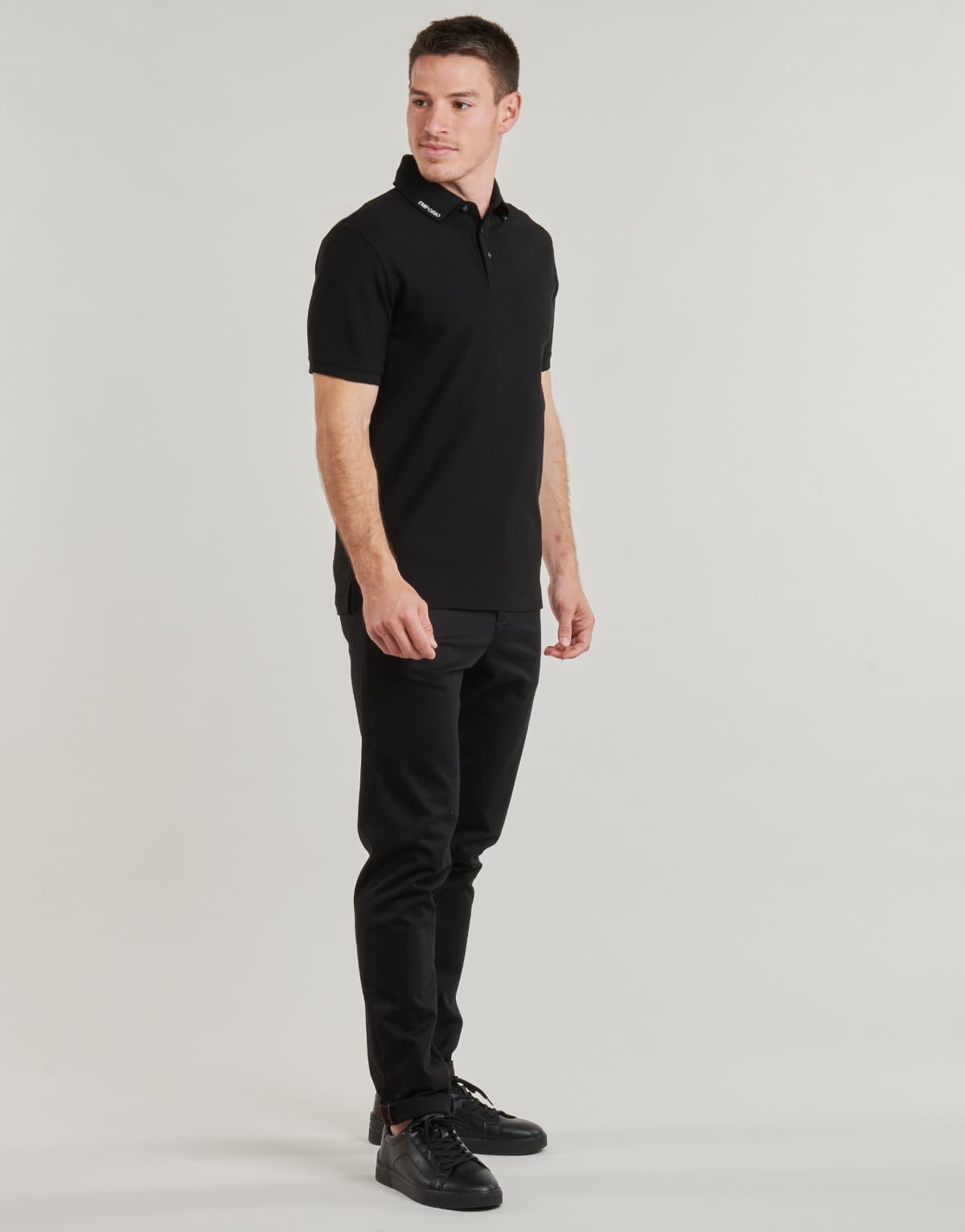 Men's Polo Shirts Emporio Armani Black