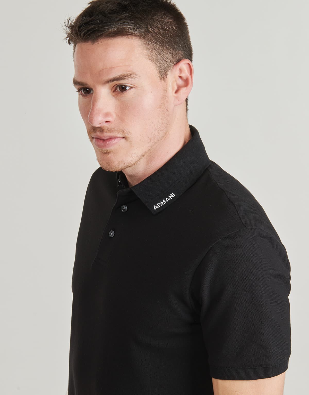 Men's Polo Shirts Emporio Armani Black