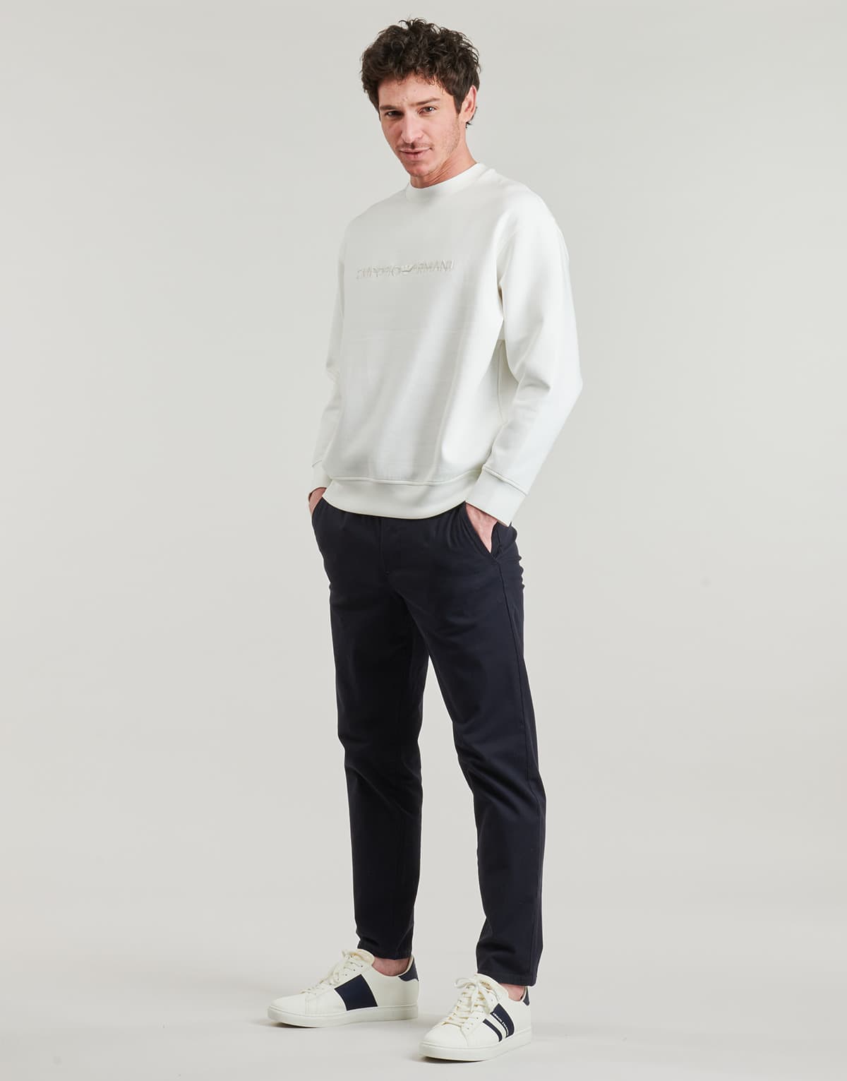 Men's Sports T-Shirts Emporio Armani Beige