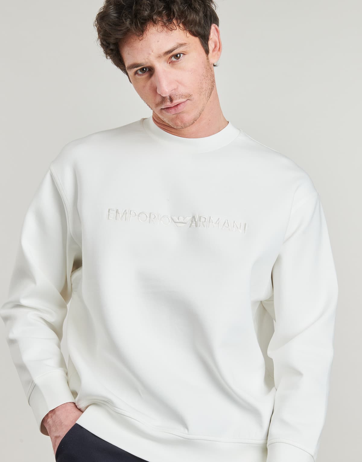 Men's Sports T-Shirts Emporio Armani Beige