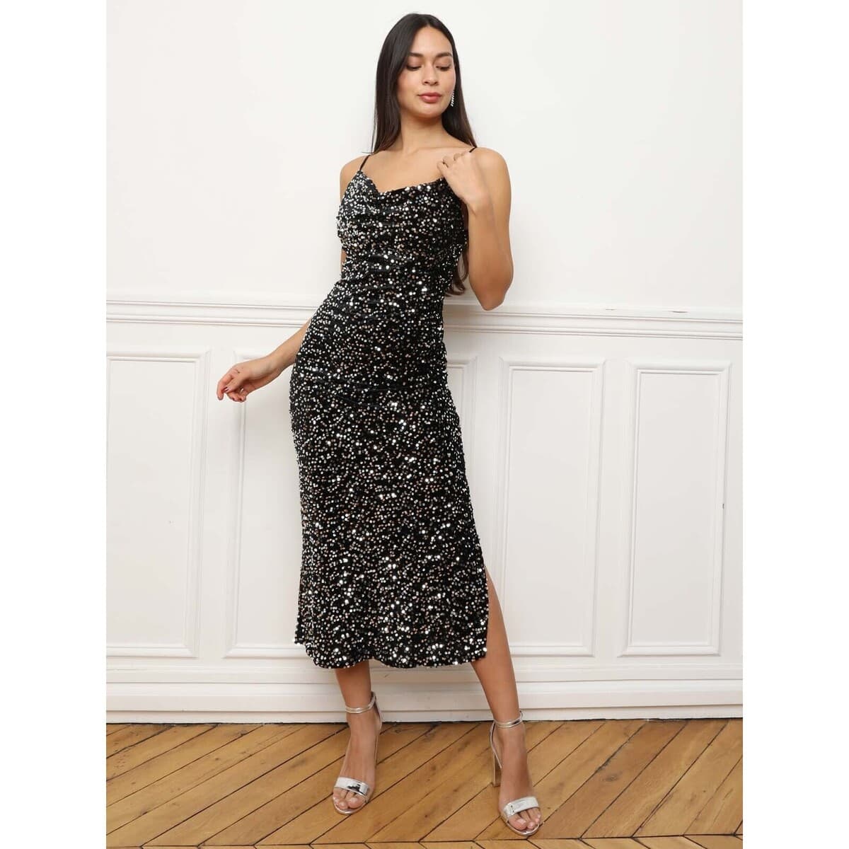 Women's Dresses La Modeuse Silver