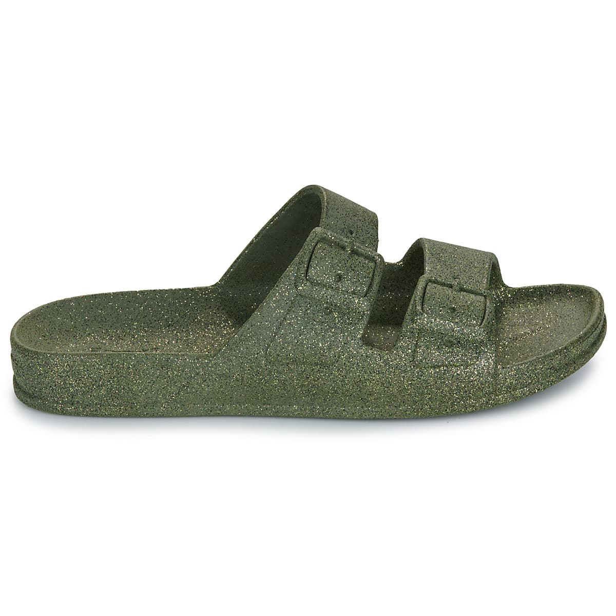 Women's Mules Cacatoès Khaki