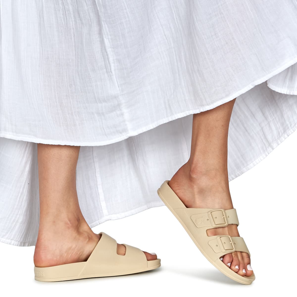 Women's Mules Cacatoès White