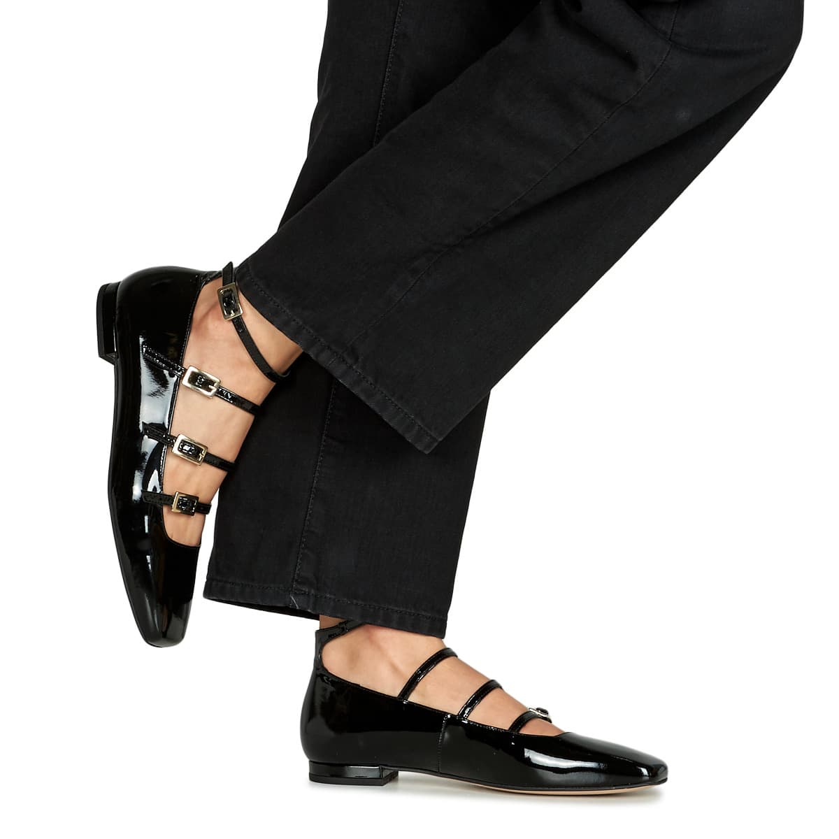 Women's Ballet Flats ALOHAS Black