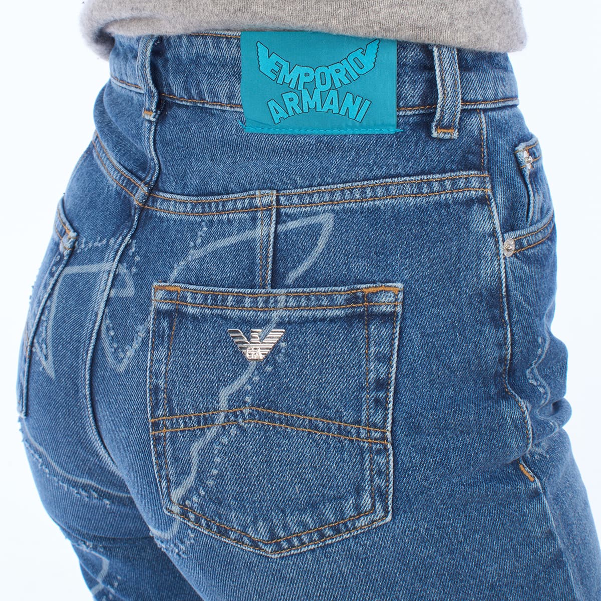 Women's Pants Emporio Armani Blue