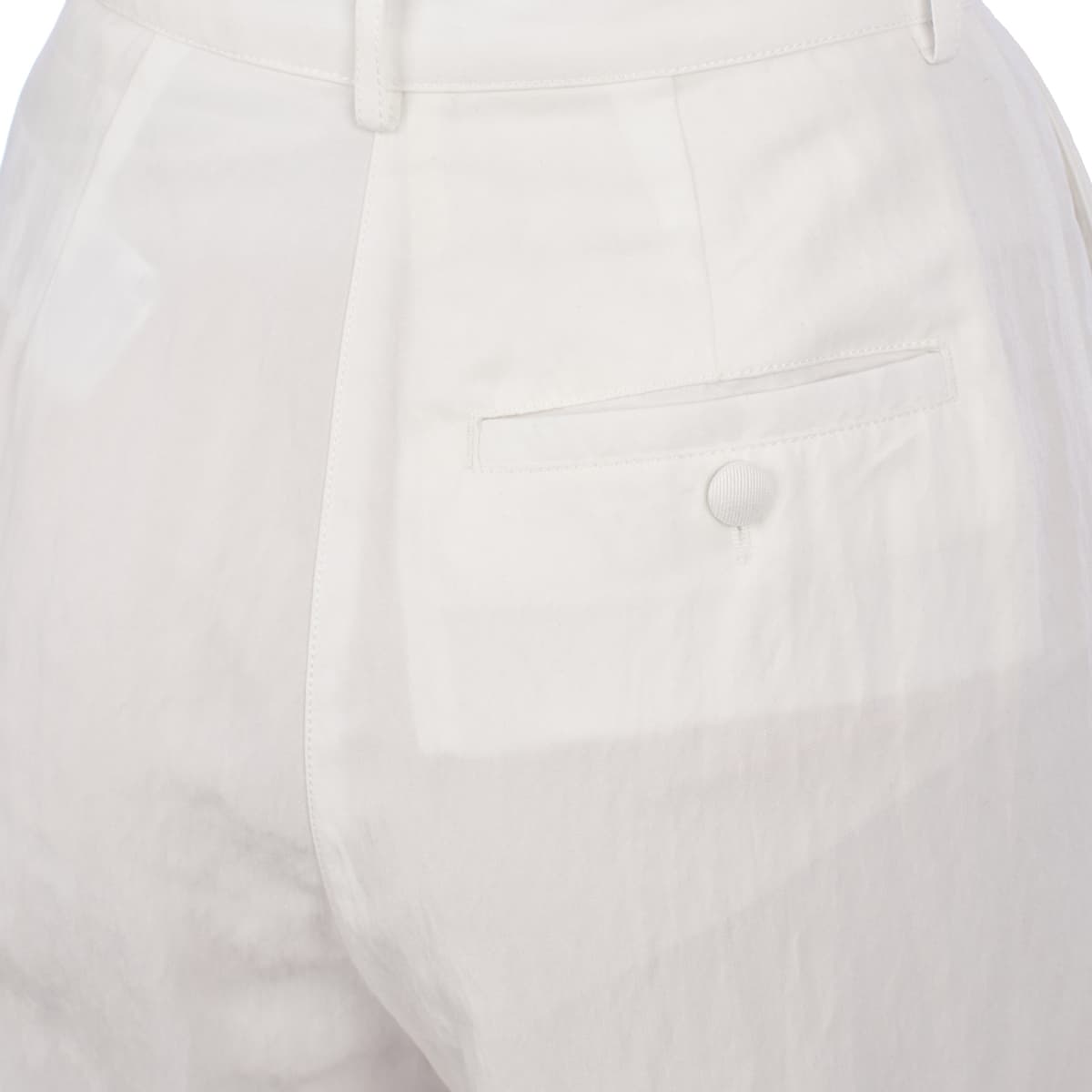 Women's Pants Emporio Armani White
