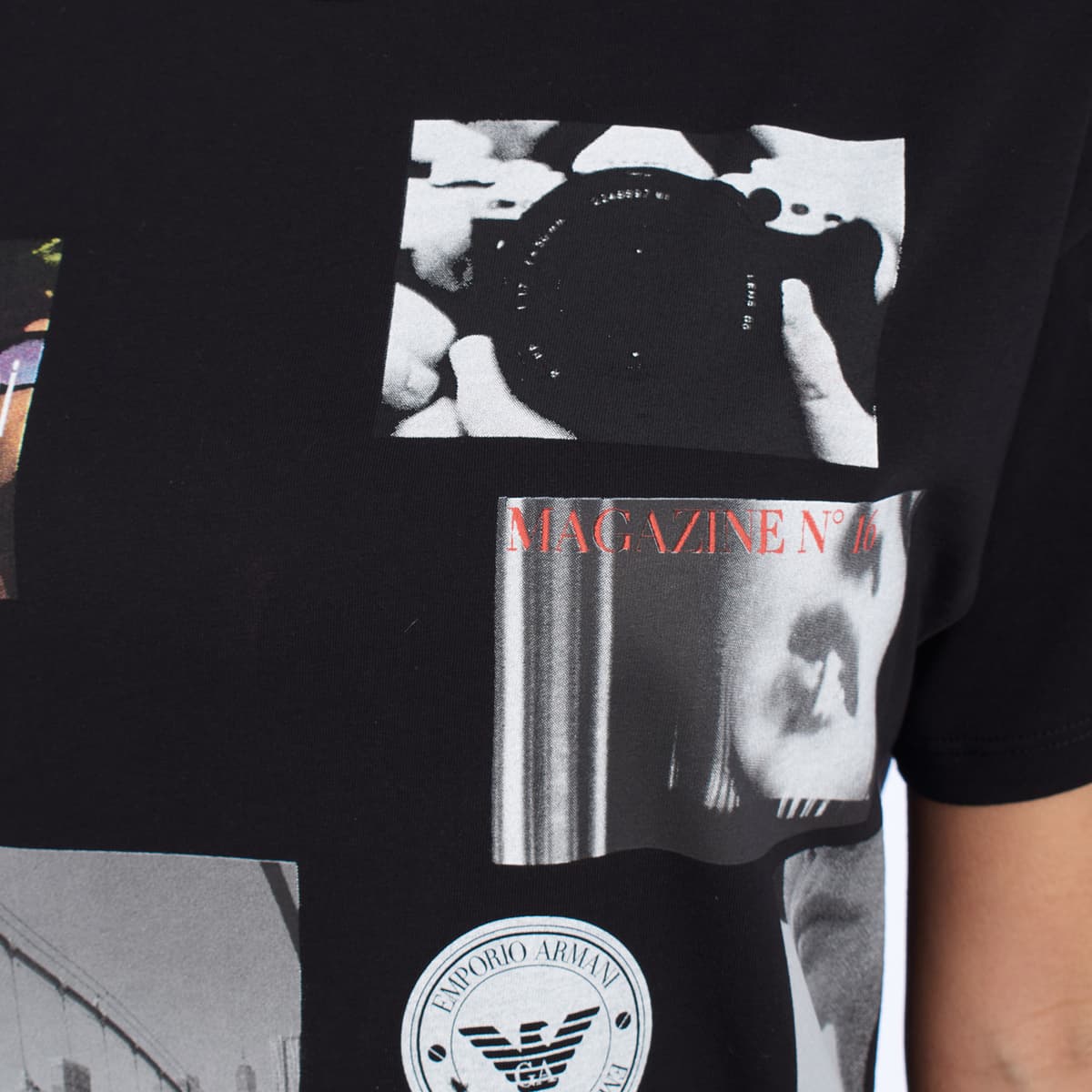 Women's T-Shirts Emporio Armani Black