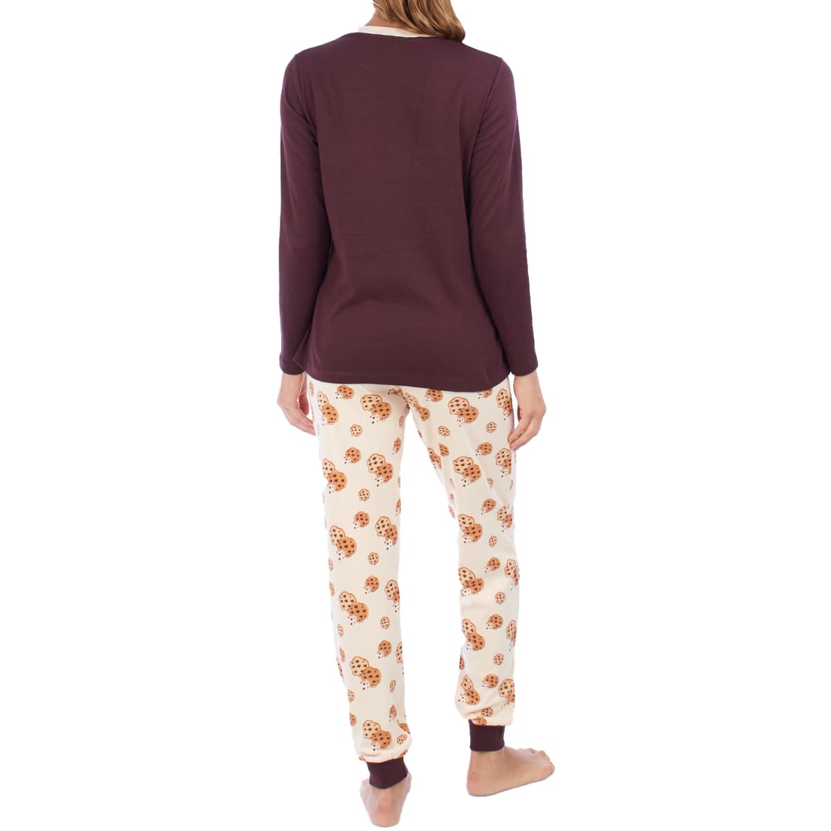 Women's Pajamas Kisses And Love Bordeaux