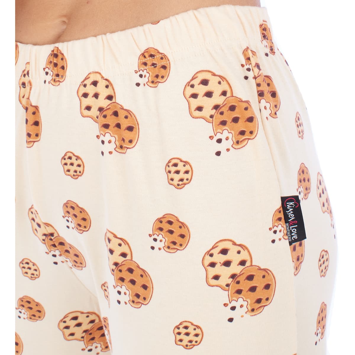 Women's Pajamas Kisses And Love Bordeaux