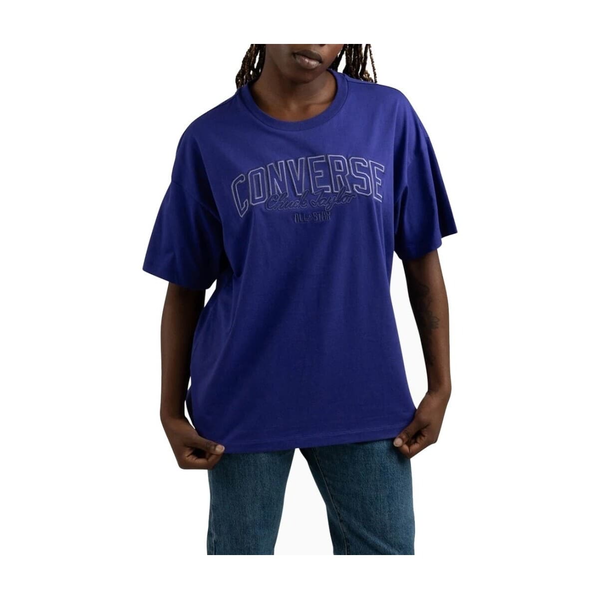 Women's T-Shirts Converse Purple