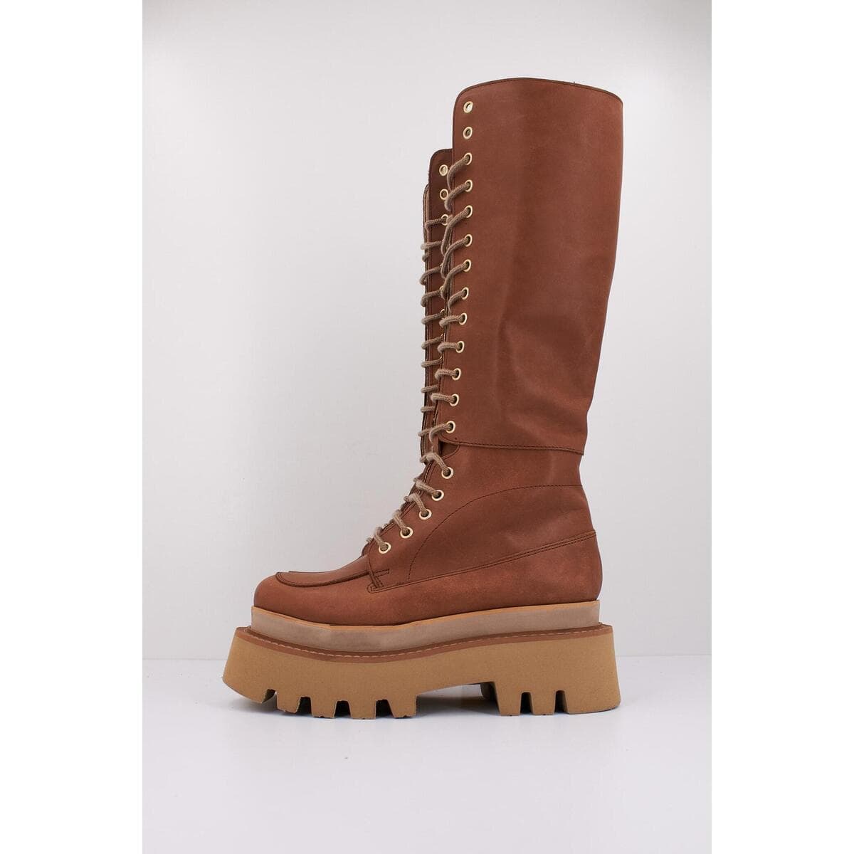 Women's Boots Yellow Brown