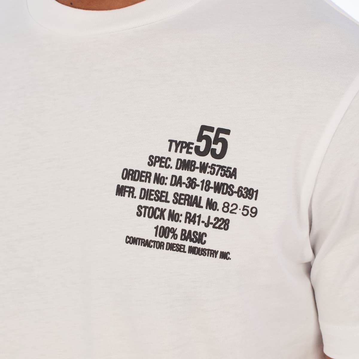 Men's T-Shirts Diesel White