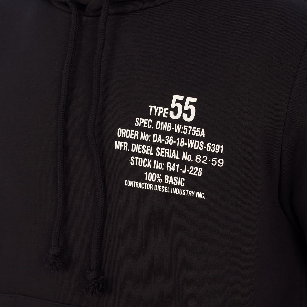 Men's Sweatshirts Diesel Black