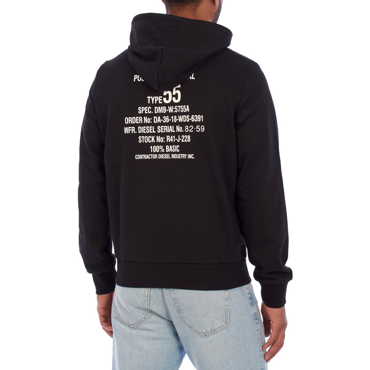 Men's Sweatshirts Diesel Black