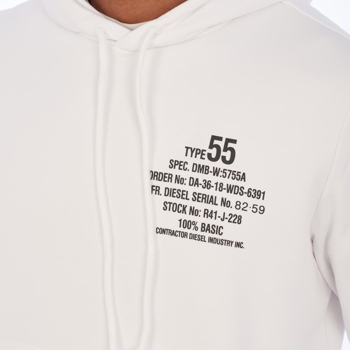 Men's Sweatshirts Diesel White