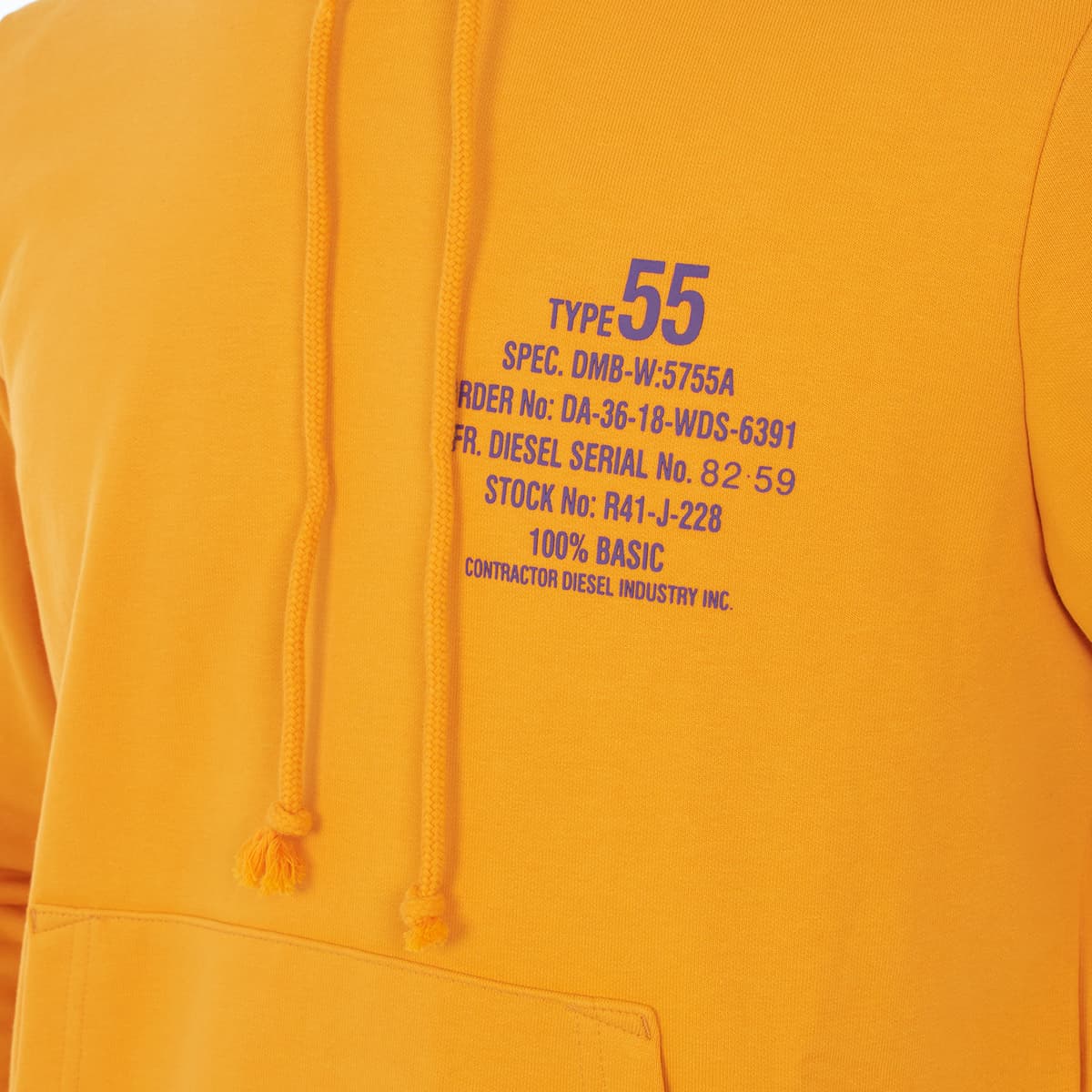 Men's Sweatshirts Diesel Yellow