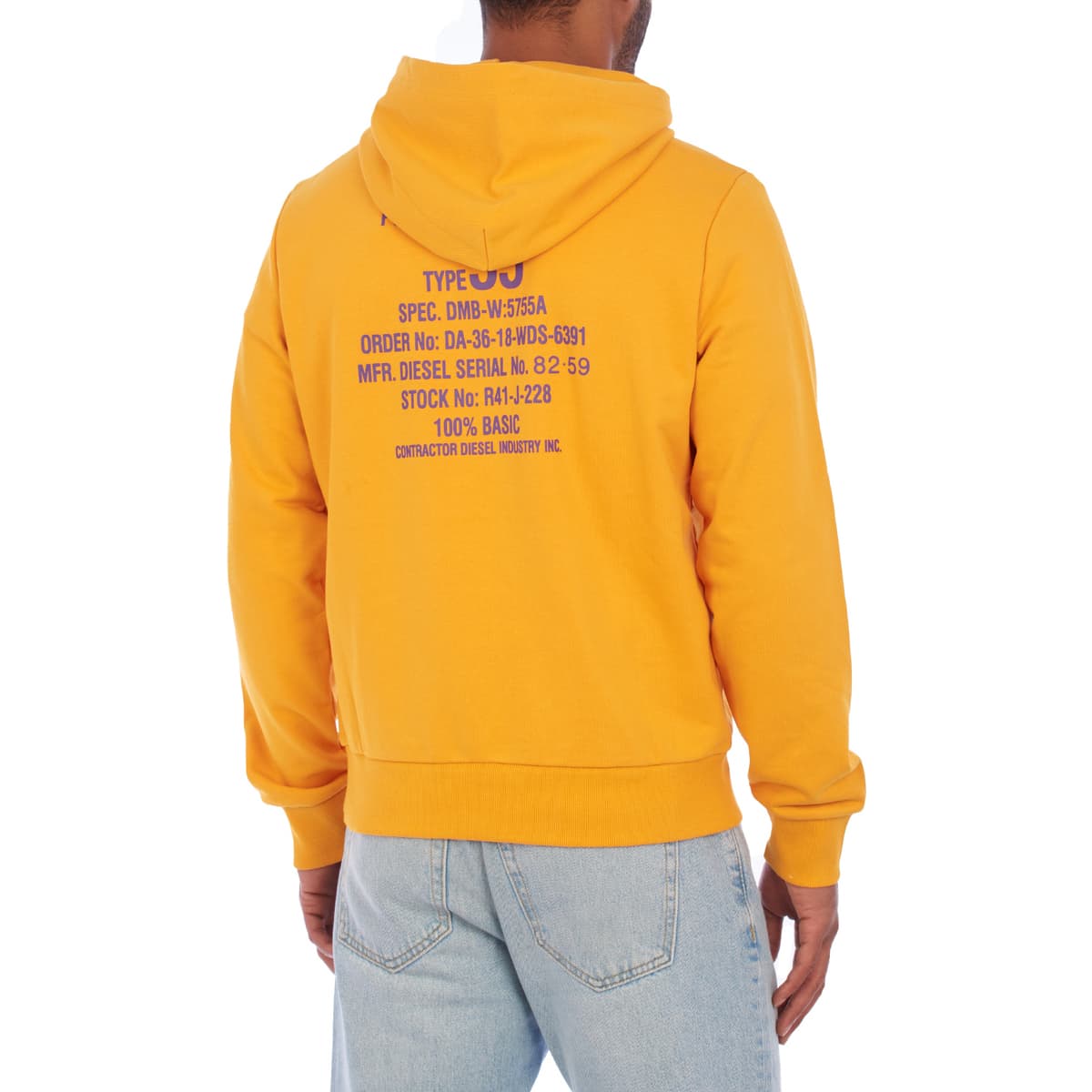 Men's Sweatshirts Diesel Yellow