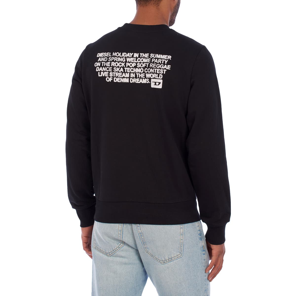 Men's Sports T-Shirts Diesel Black