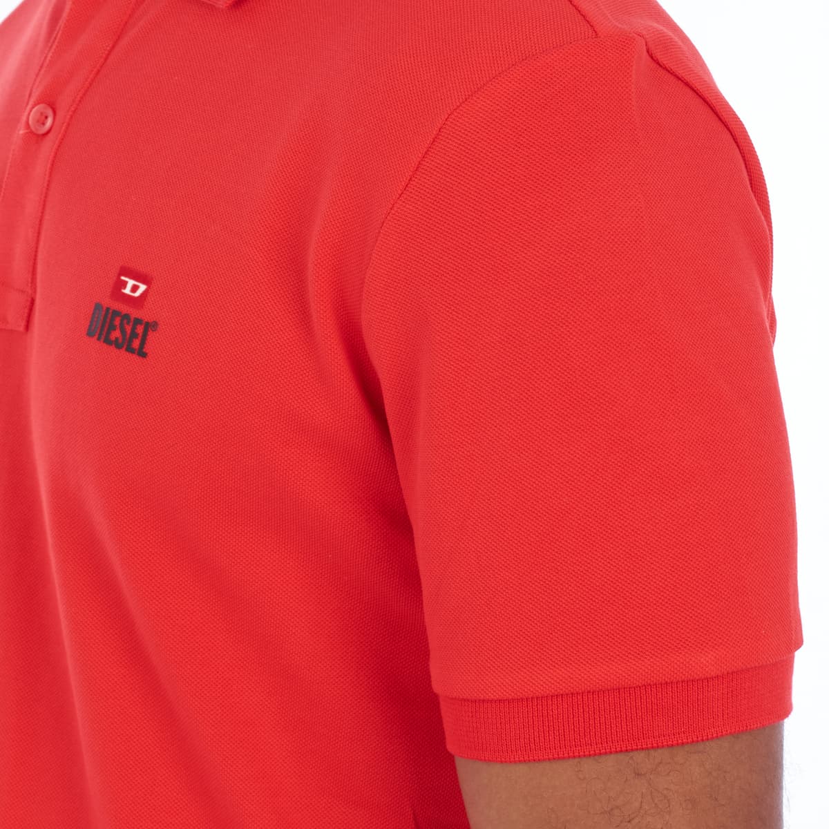 Men's Polo Shirts Diesel Red