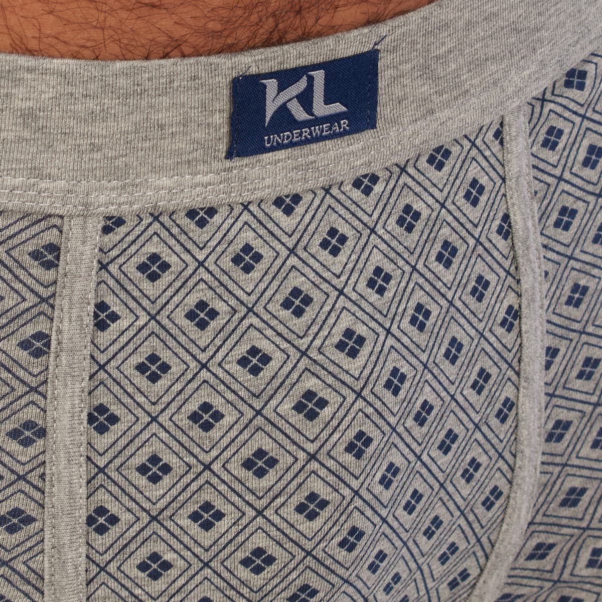 Men's Boxer Briefs Kisses And Love Gray