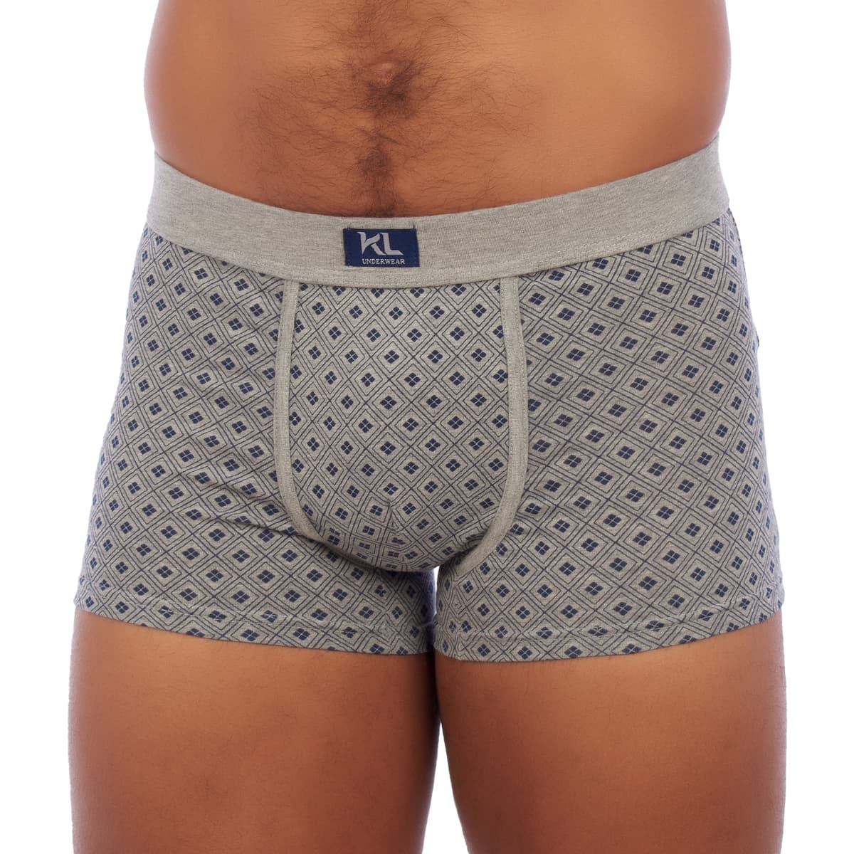 Men's Boxer Briefs Kisses And Love Gray