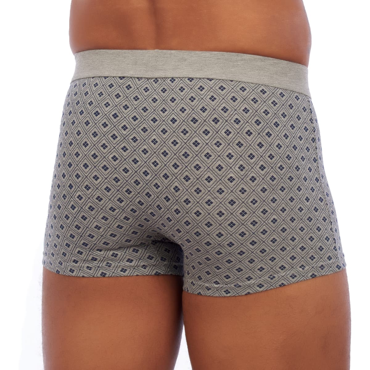 Men's Boxer Briefs Kisses And Love Gray