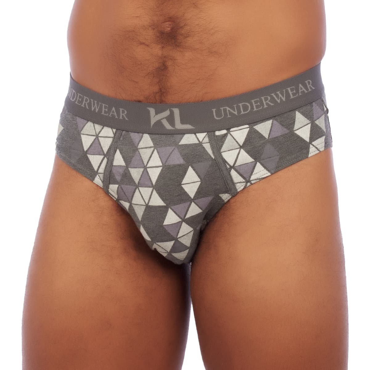 Men's Boxer Briefs Kisses And Love Gray