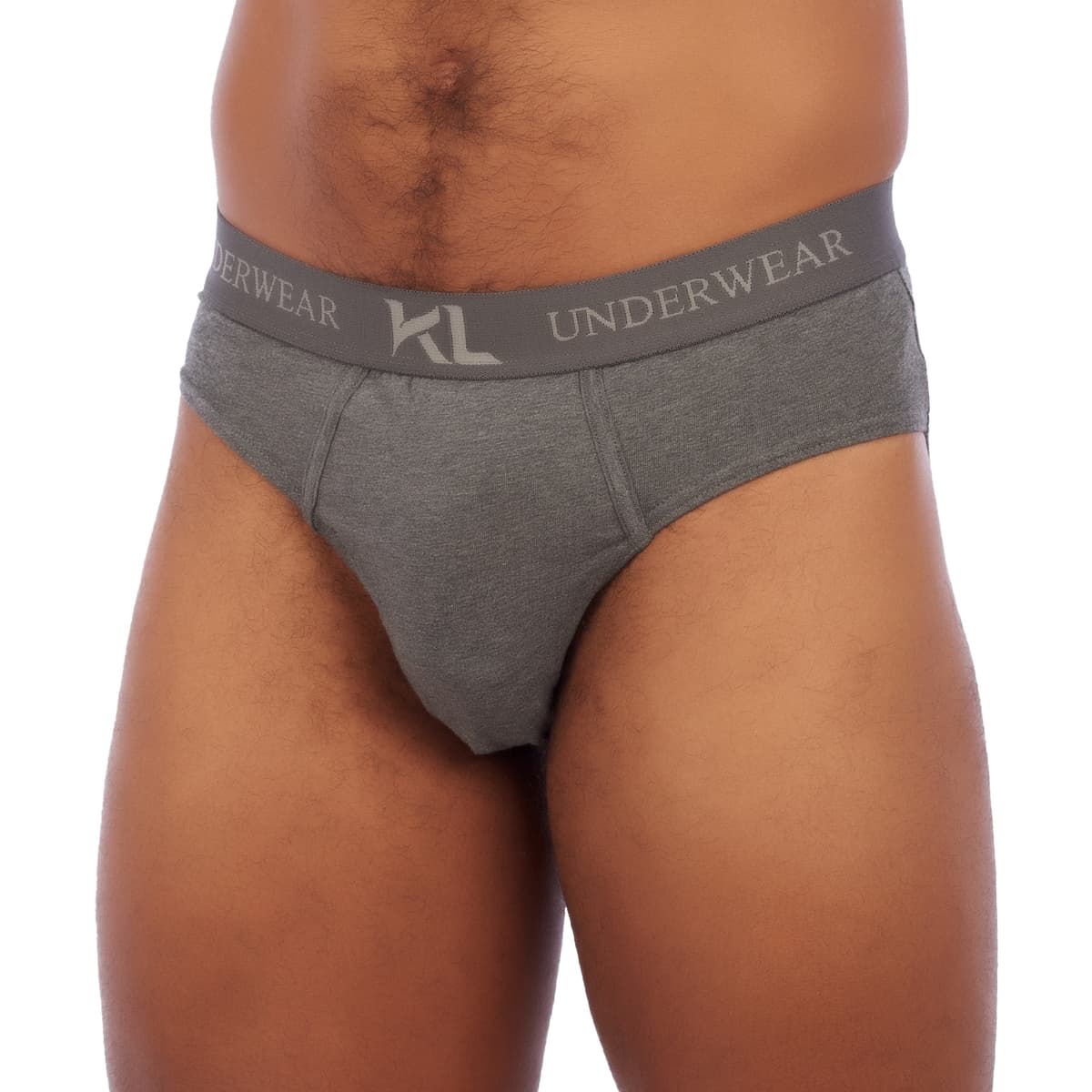 Men's Boxer Briefs Kisses And Love Gray