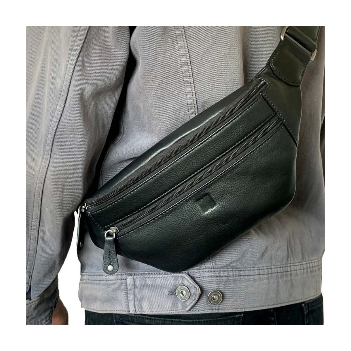 Men's Belt Bags My Wallets Black