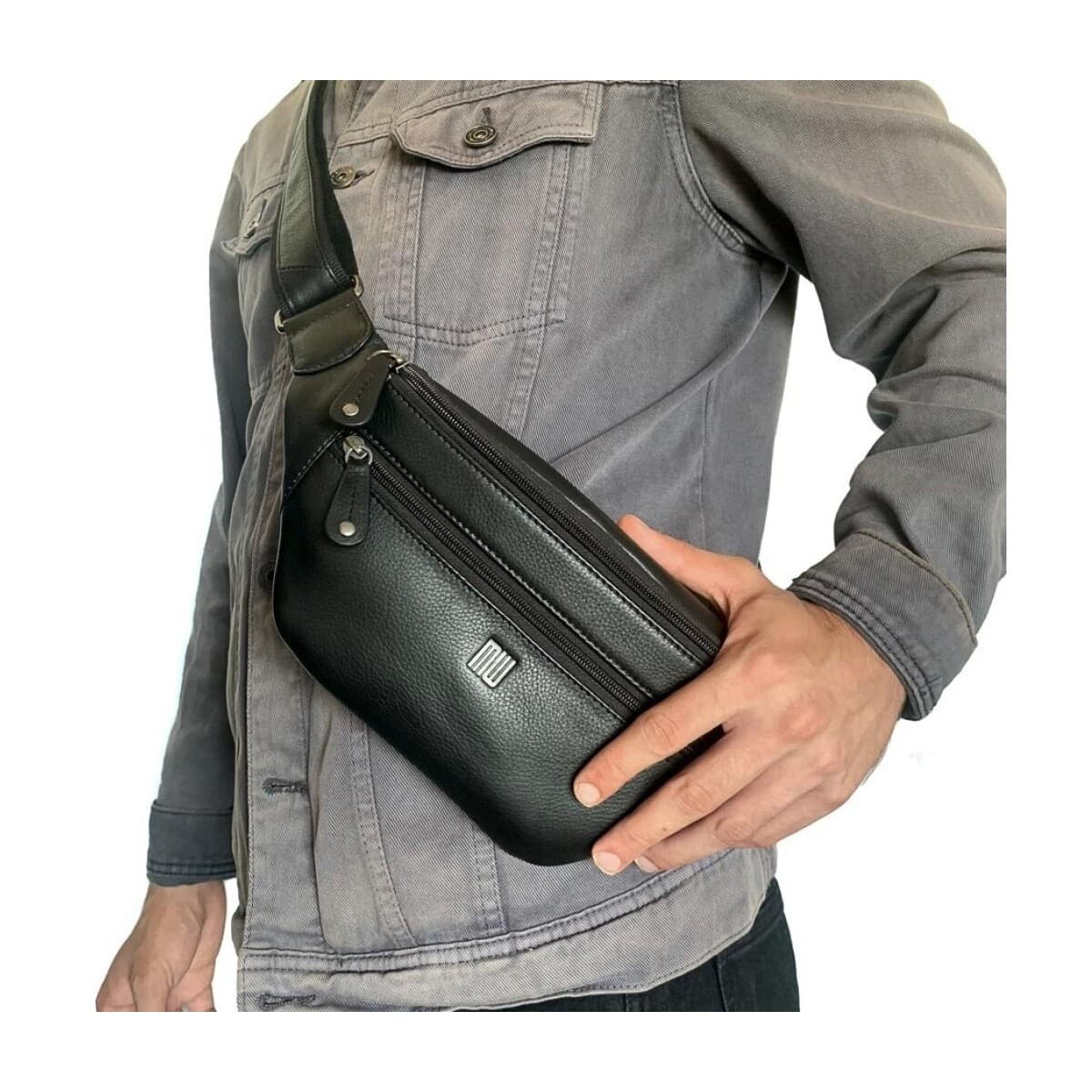 Men's Belt Bags My Wallets Black