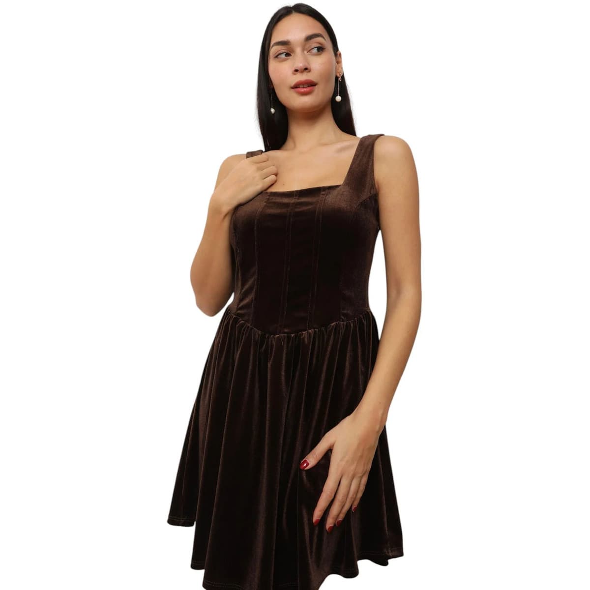 Women's Dresses La Modeuse Brown