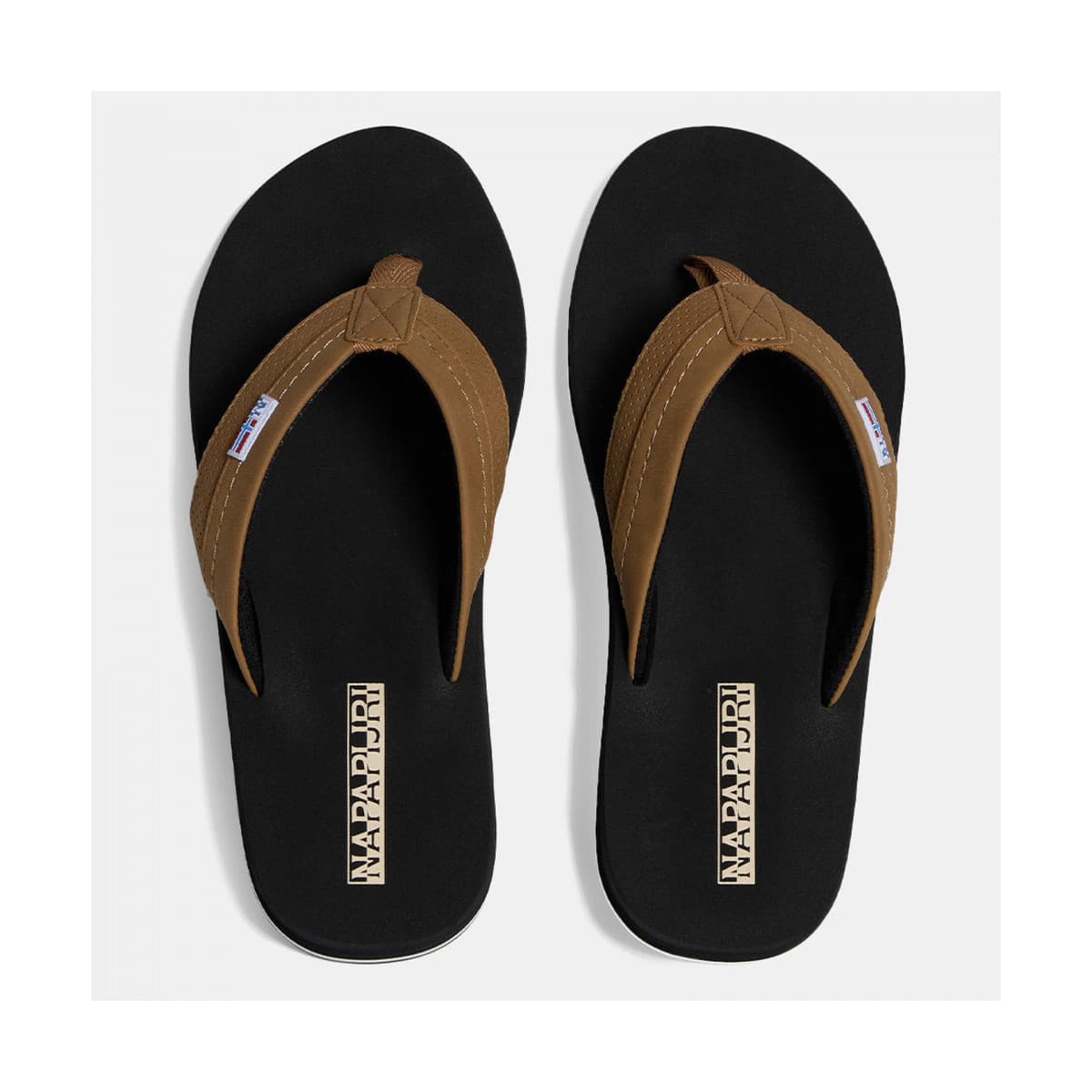 Men's Flip Flops Napapijri Brown