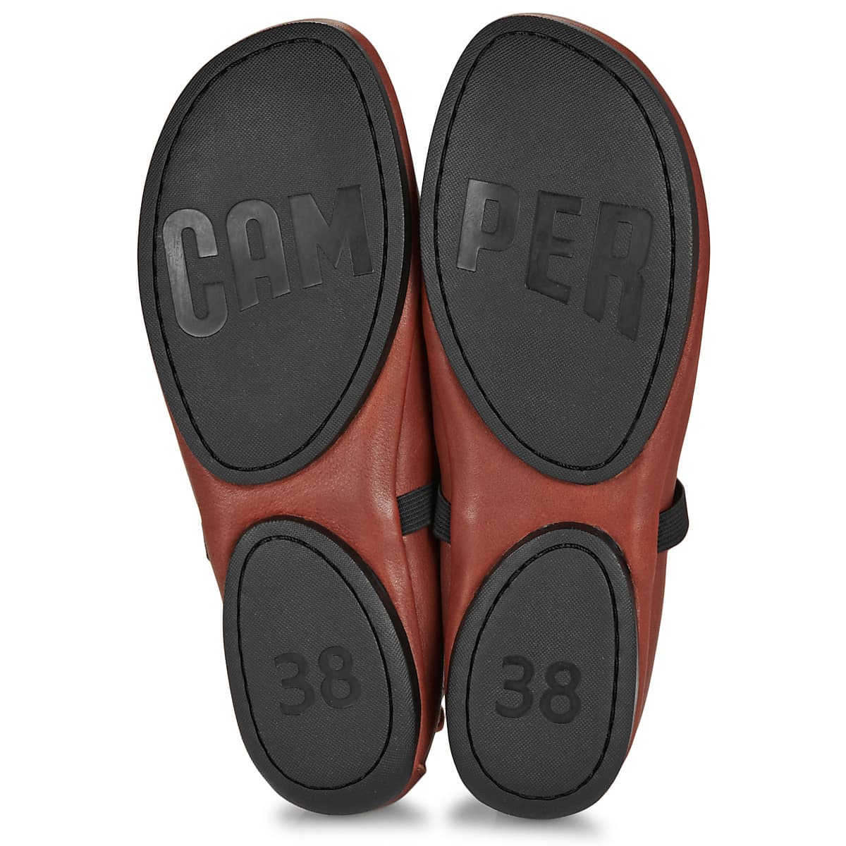 Women's Ballet Flats Camper Brown