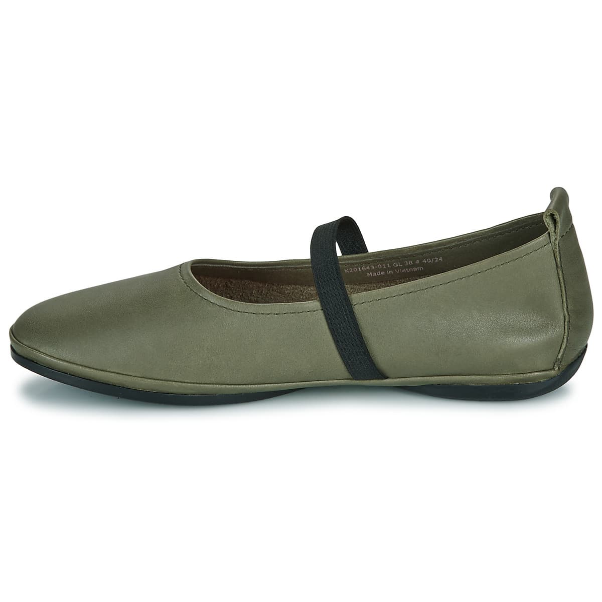 Women's Ballet Flats Camper Khaki