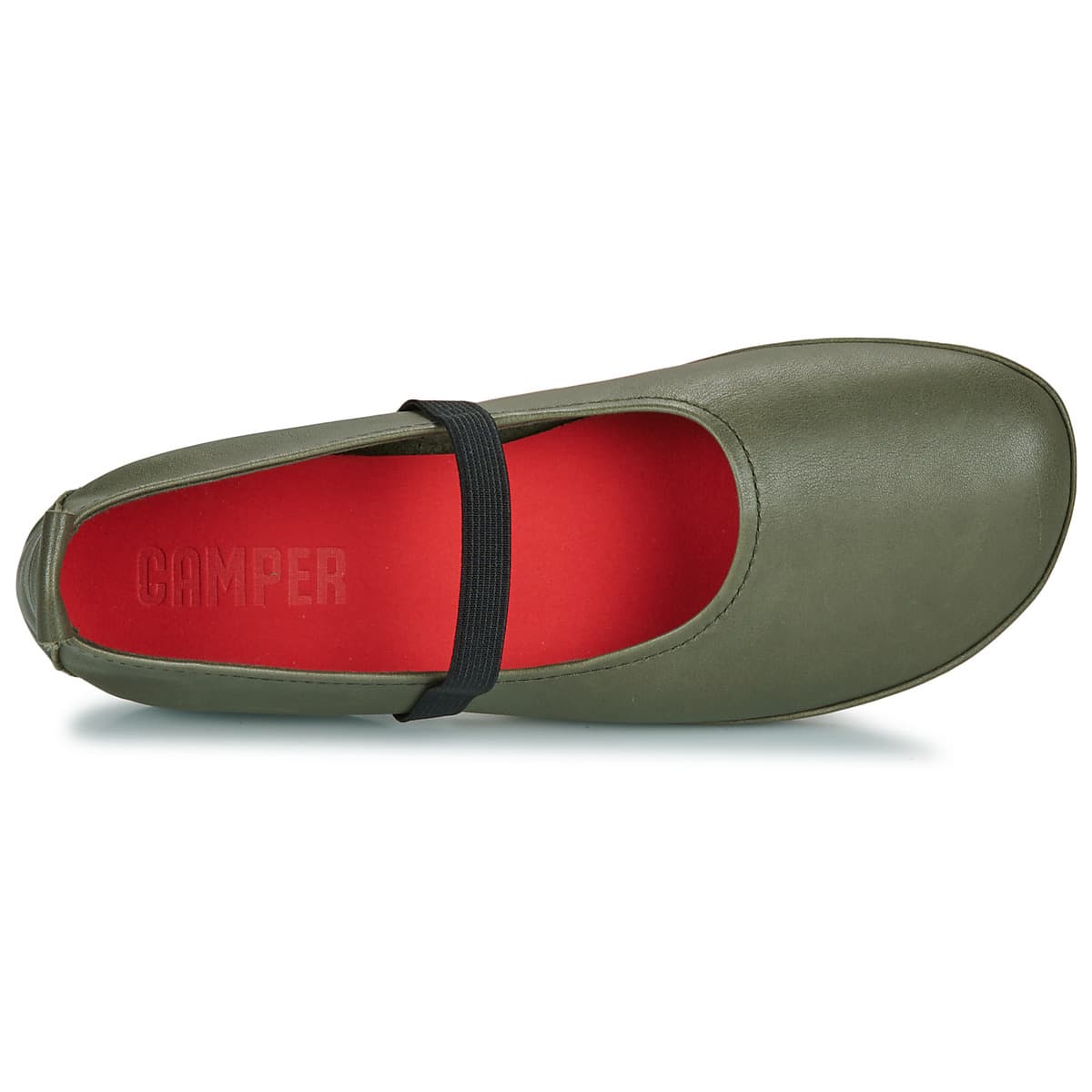 Women's Ballet Flats Camper Khaki